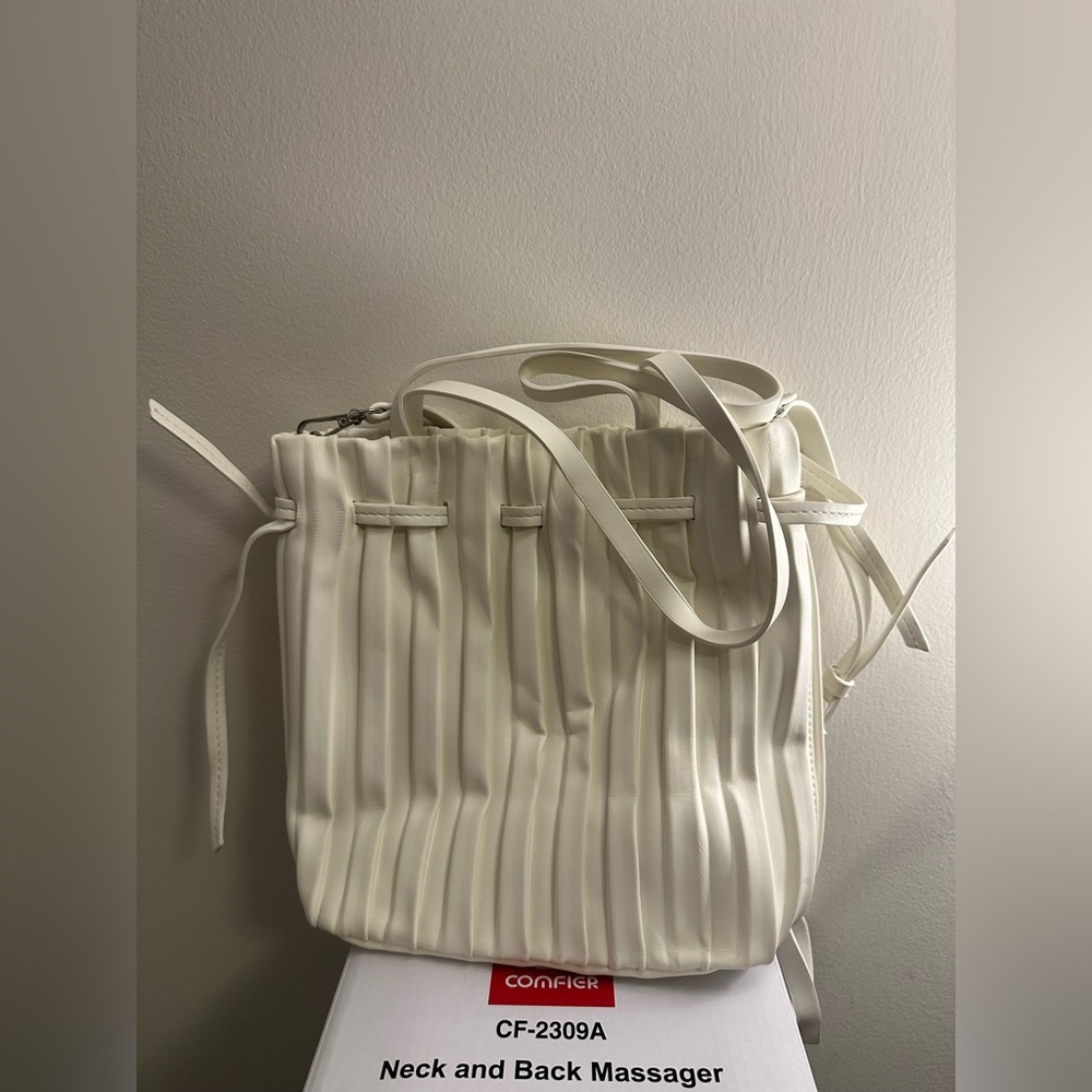 Zara white cross body bag